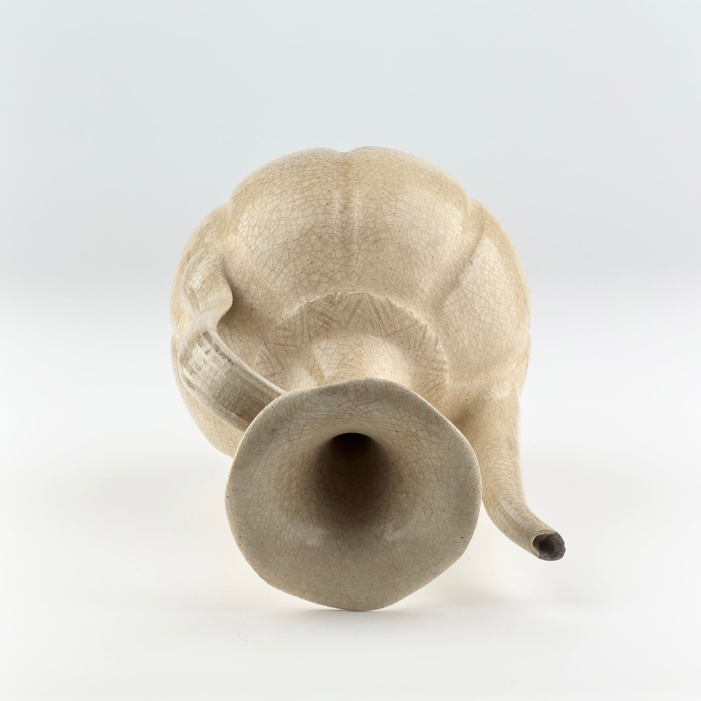 Rare annamese cream glazed ewer, Vietnam, 11-15th century