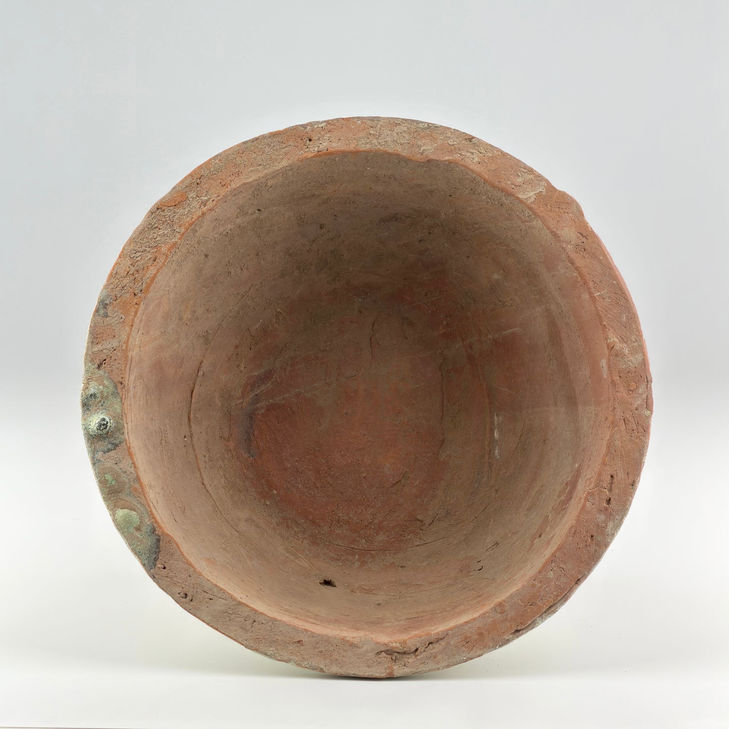 Green-Glazed Pottery High-Footed Bowl with Animal Reliefs, Han Dynasty