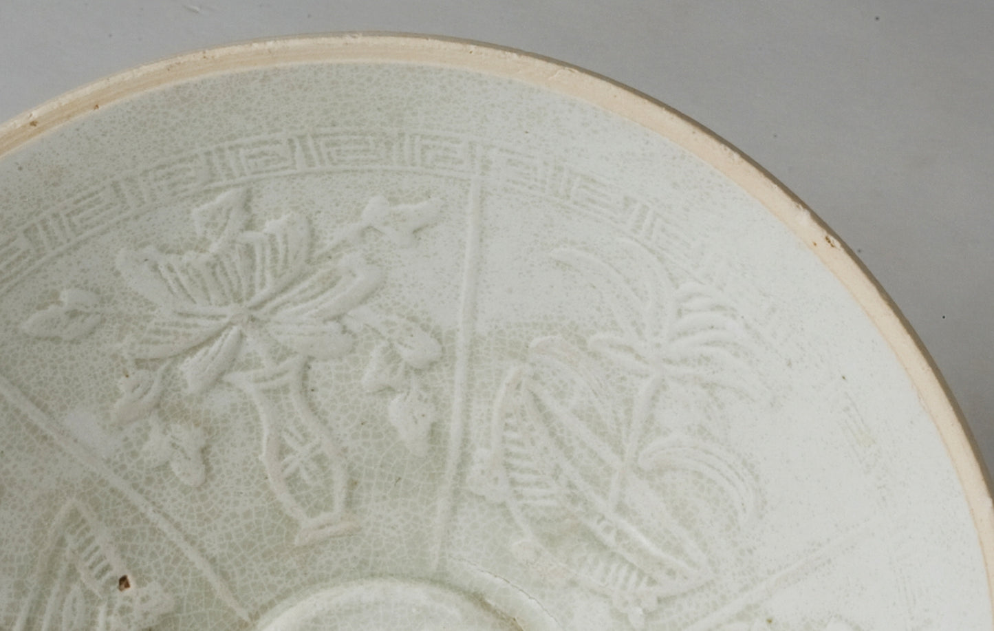 Bowl with Hexagonal Radial Floral Design, Song Dynasty