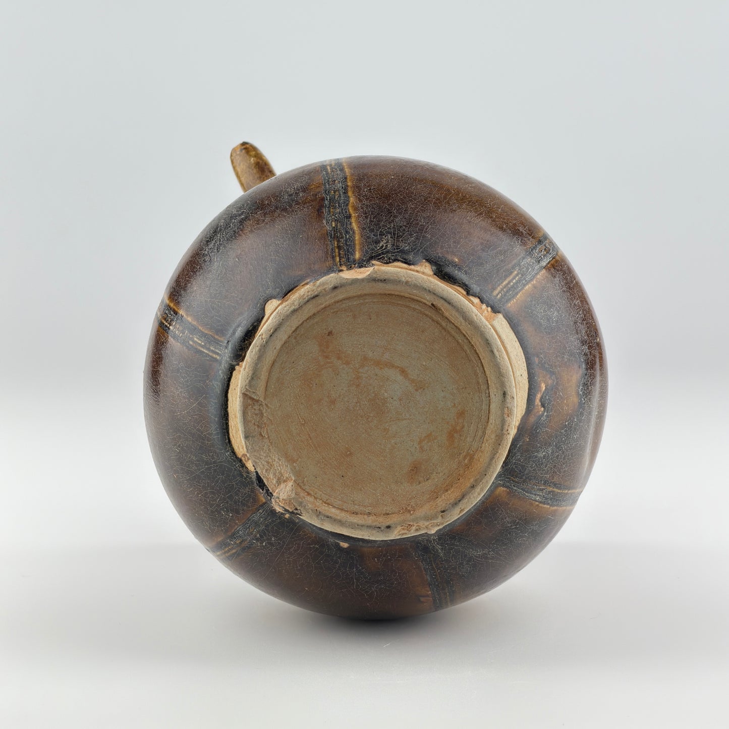 A Brown Glazed Ceramic Ewer, Five Dynasties-Song Dynasty