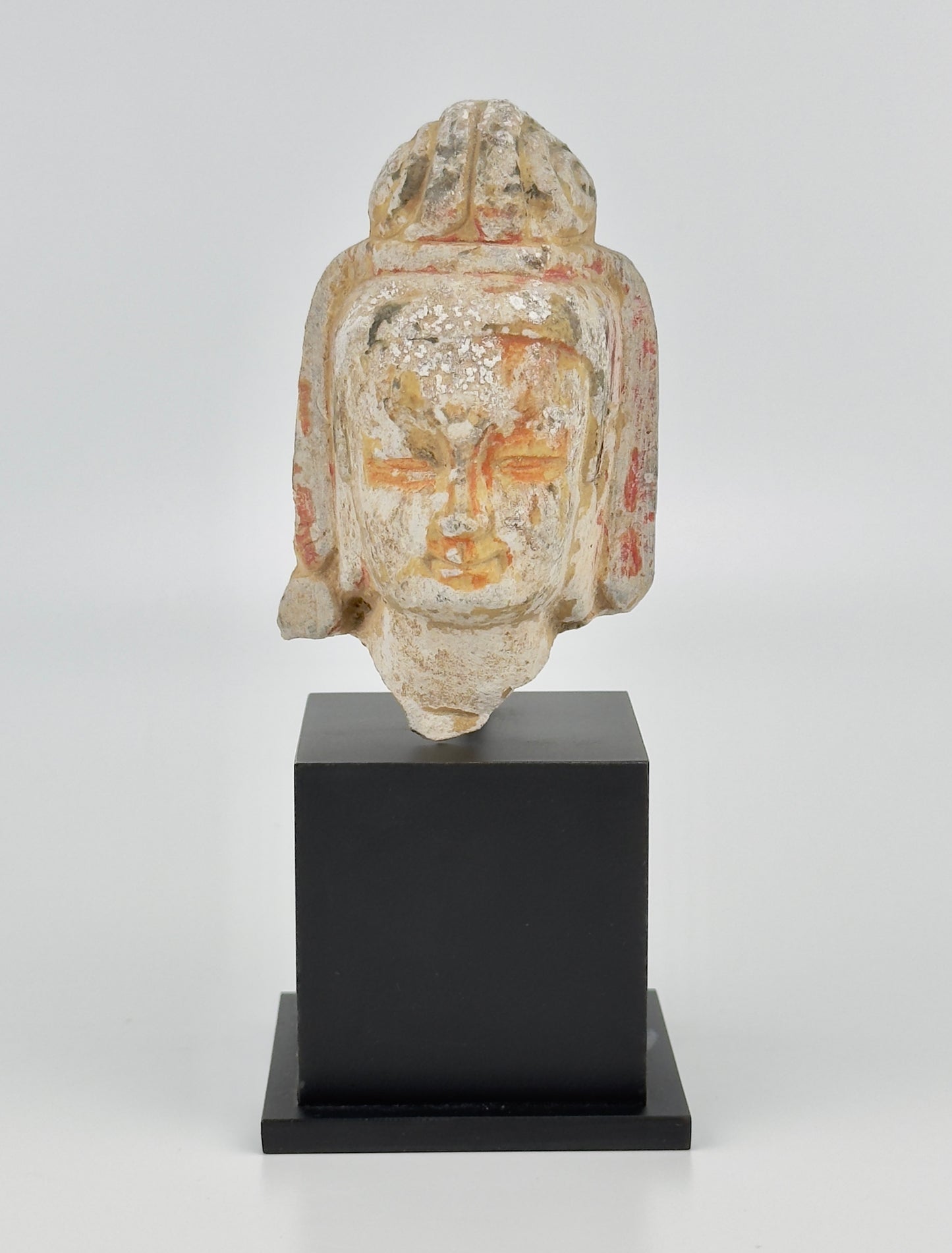 Stone Head of Bodhisattva, Northern Wei-Tang Dynasties