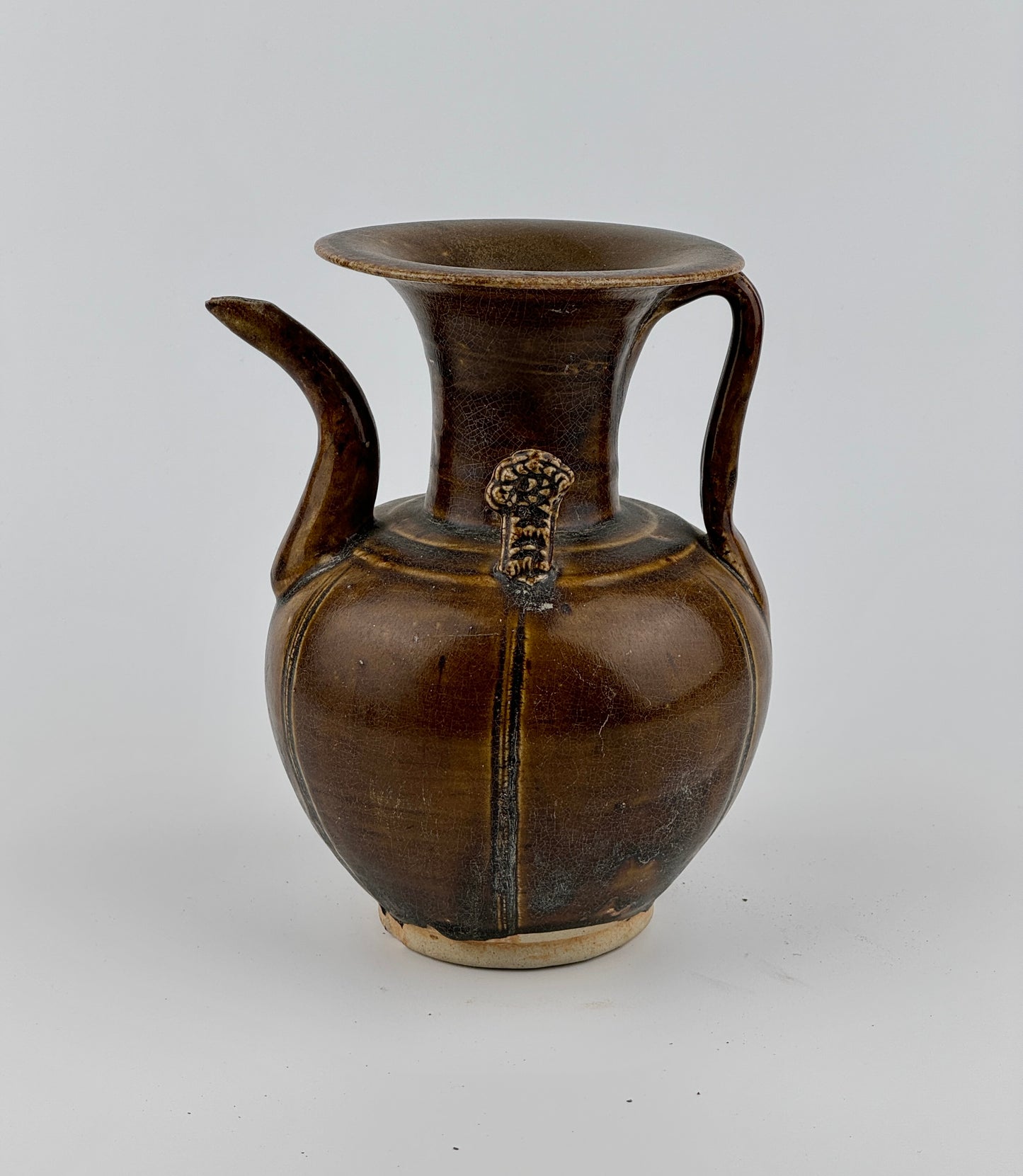 Brown Glazed Ceramic Ewer, Song Dynasty