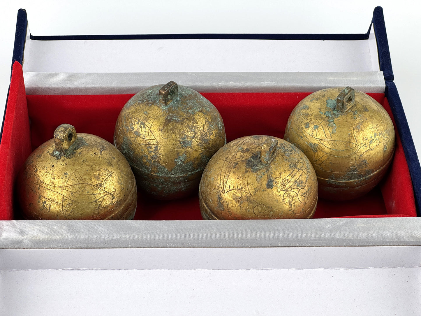 Set of Four Gilt-Bronze Bells