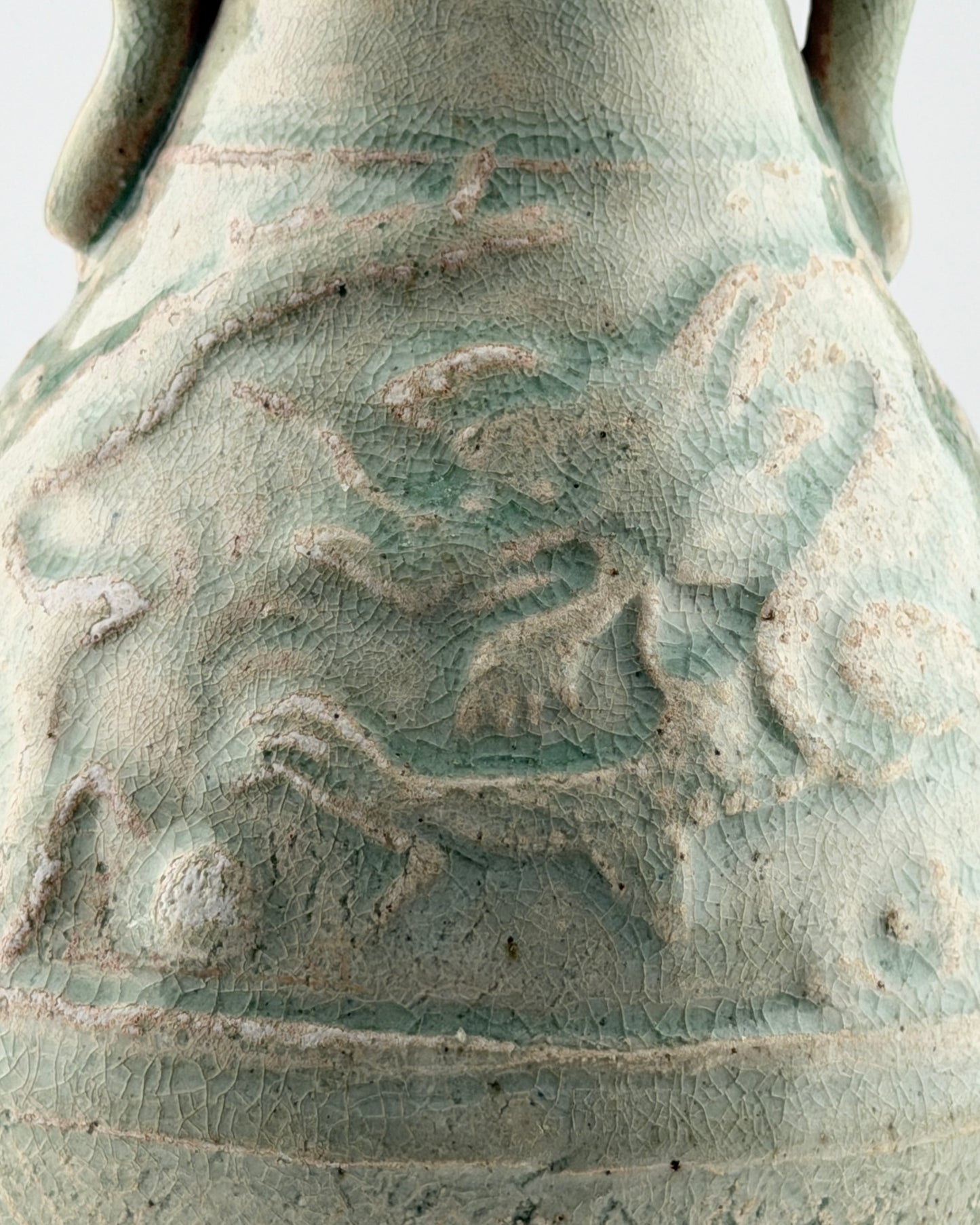 Qingbai Ware with two dragons, Yuan Dynasty, 14th century