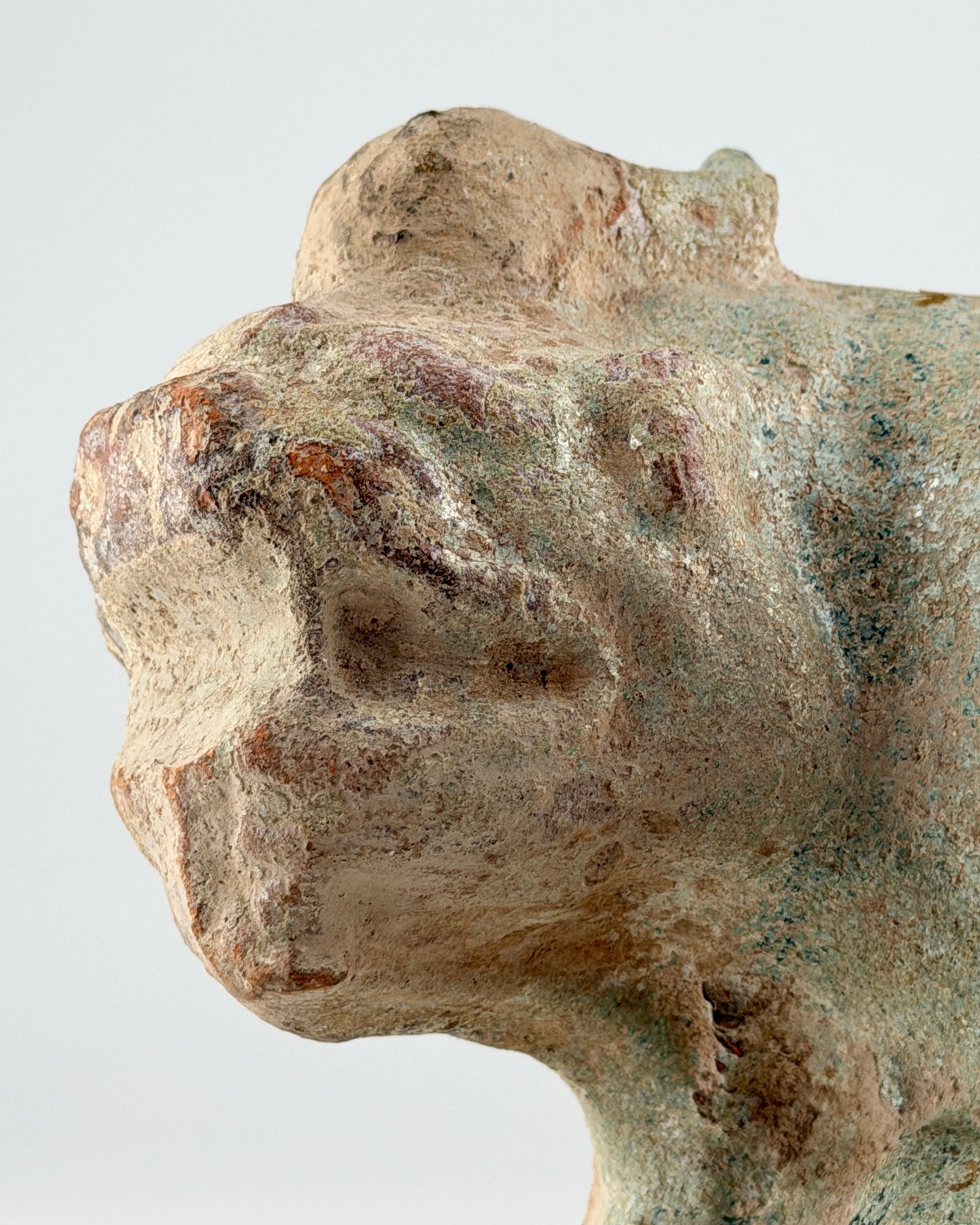 Green-glazed model of a Haitai, Han dynasty