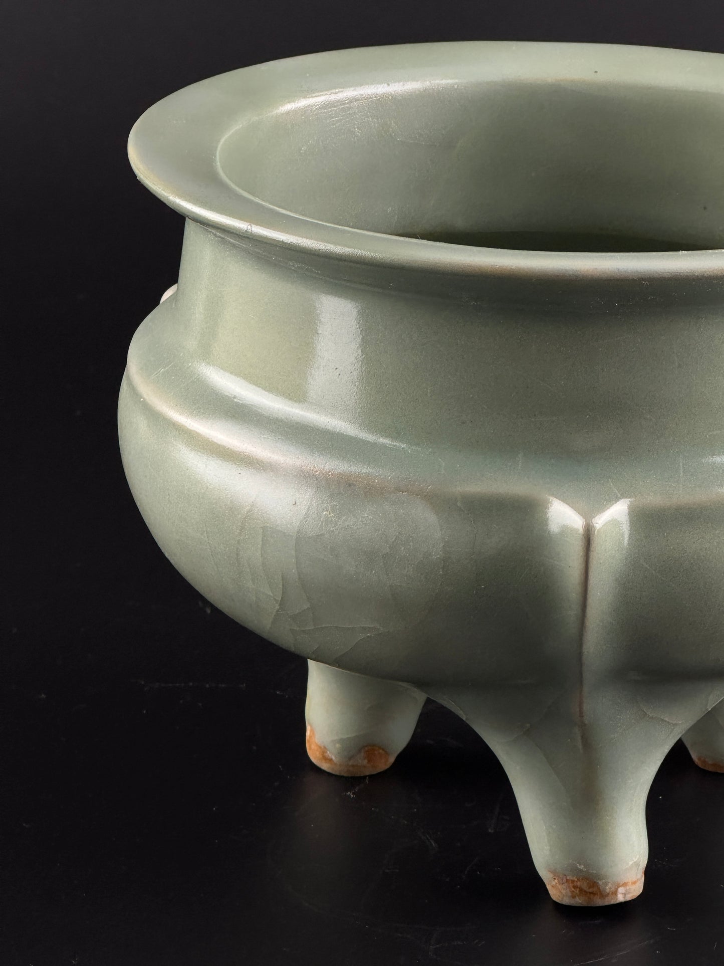 Longquan Celadon Tripod Incense Burner, Song Dynasty