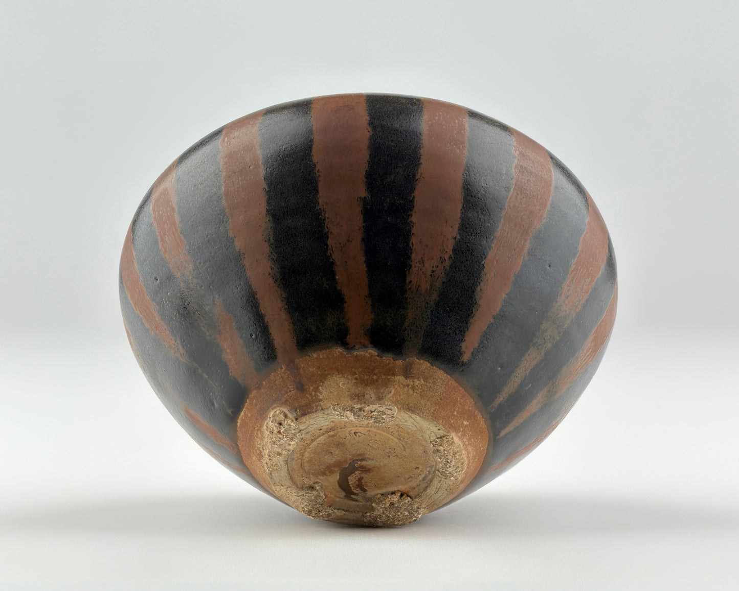 Russet-Splashed Blackish-Brown-Glazed Jar, Song Dynasty
