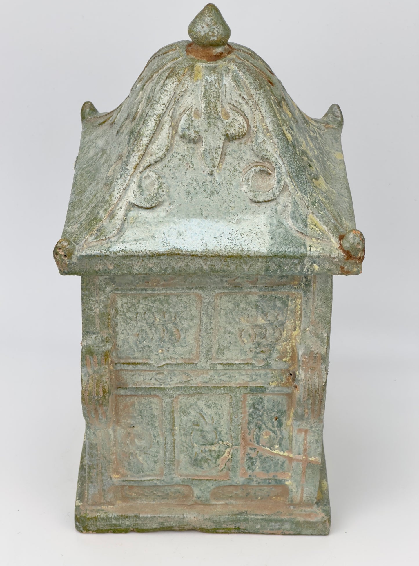 Chinese green-glazed model of a shrine, Han dynasty