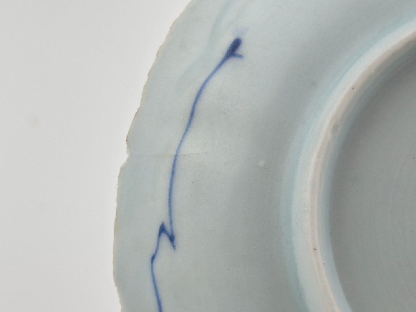 Chicken Pattern Blue and White Saucer c 1725, Qing Dynasty, Yongzheng Era