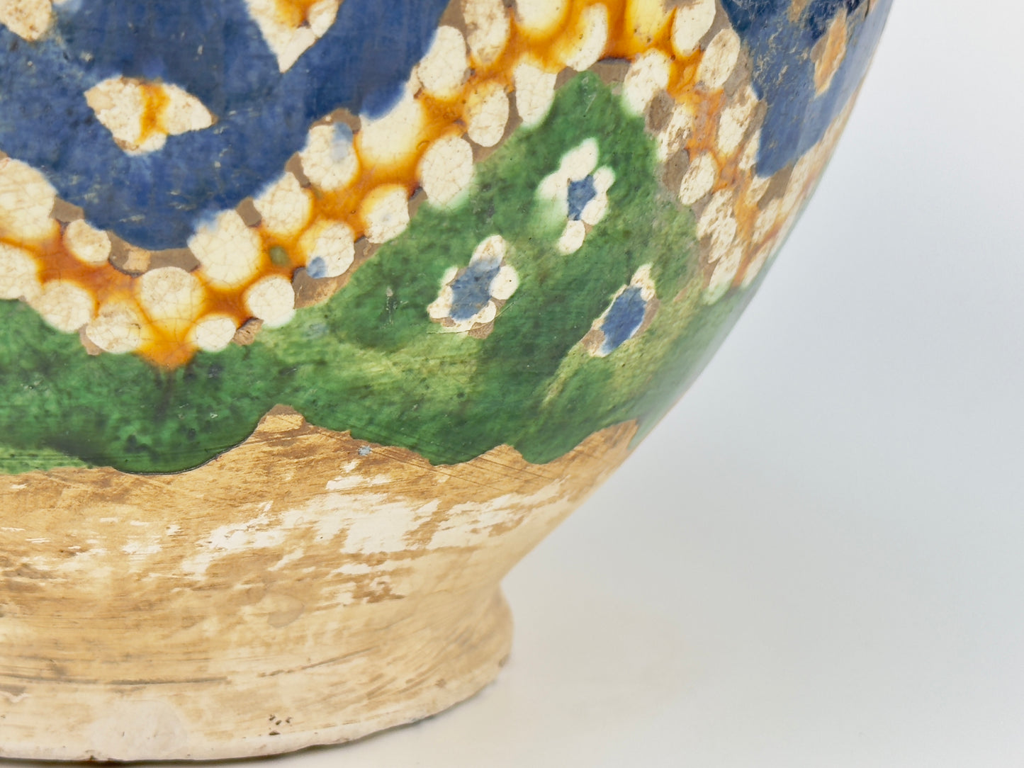 Rare Sancai-Glazed Pottery Jar, Tang Dynasty