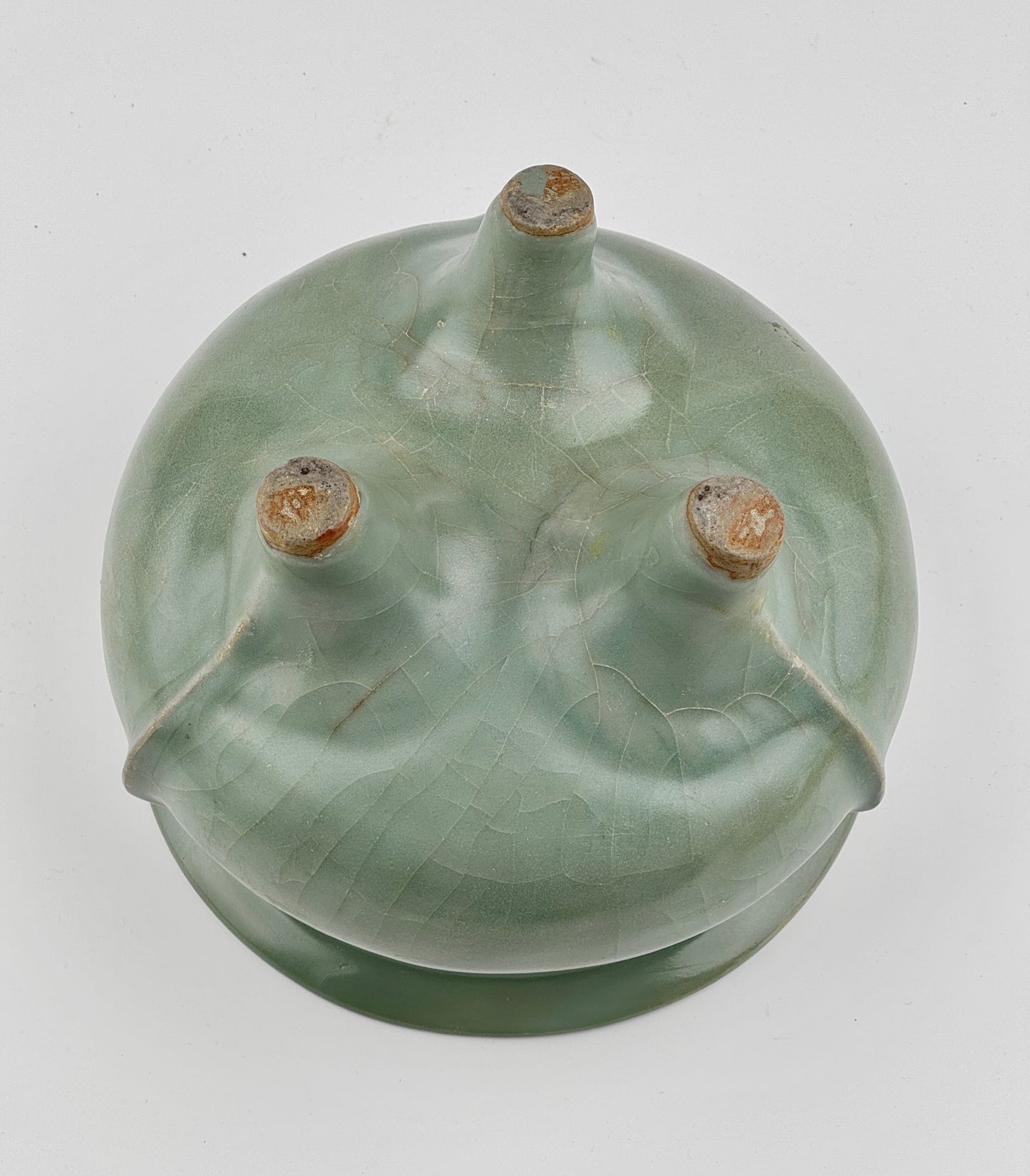 Rare Longquan Celadon Tripod Incense Burner, Song Dynasty