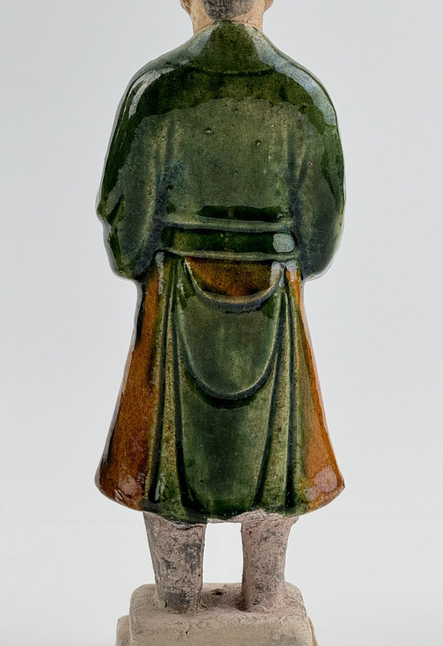 Two Glazed Figures of Musicians, Ming Dynasty (1368-1644)