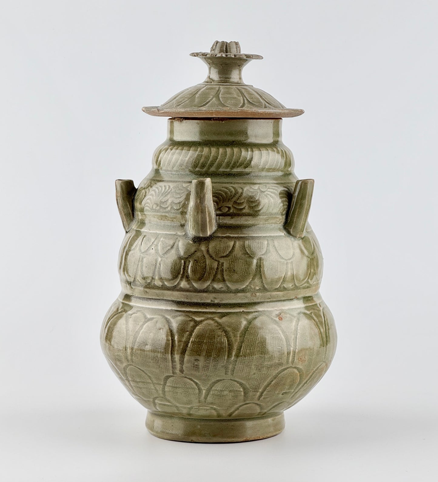 A Longquan Celadon Five-spouted Jar, Northern Song Dynasty (Ad 960-1127)