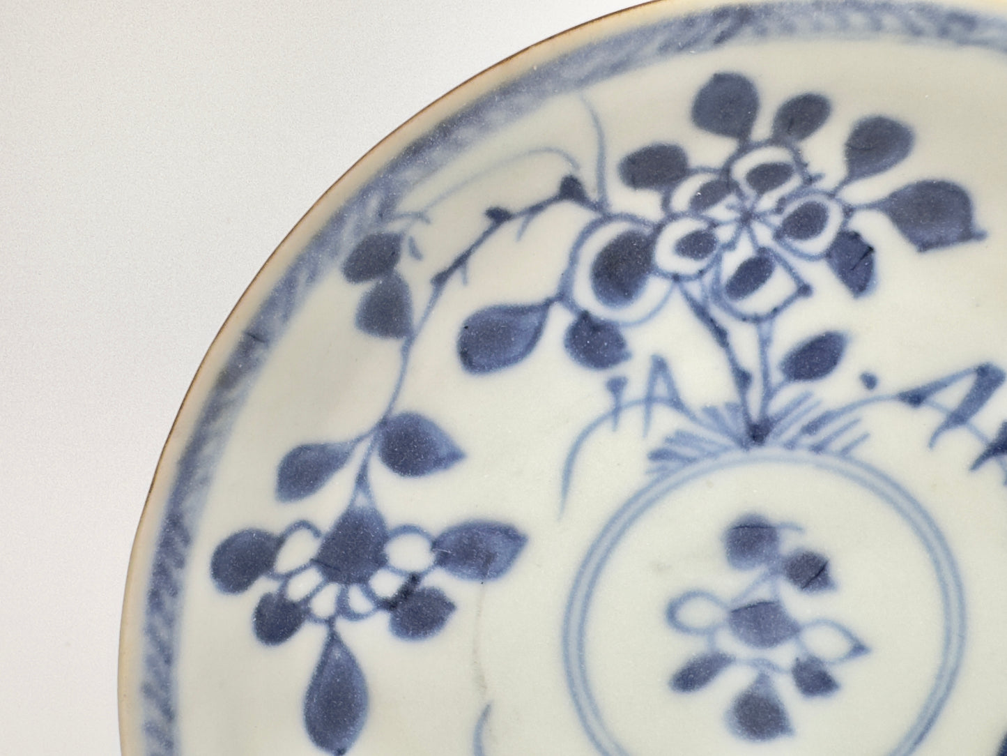 BLUE AND WHITE FLOWER PATTERN TEA SET C 1725, QING DYNASTY, YONGZHENG REIGN