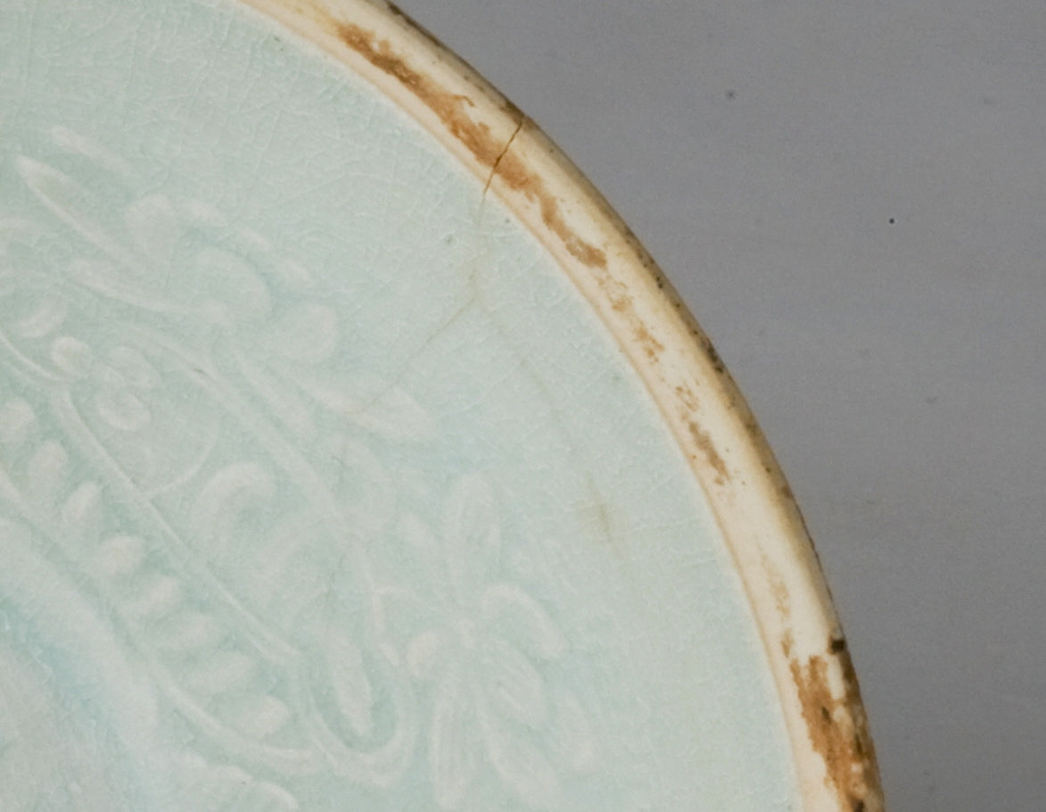 Qingbai Bowl with carving of crane, Song Dynasty