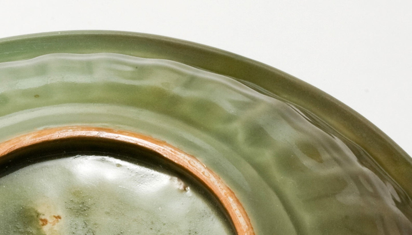 Longquan Celadon-Glazed 'Dragon' Dish, Yuan Dynasty