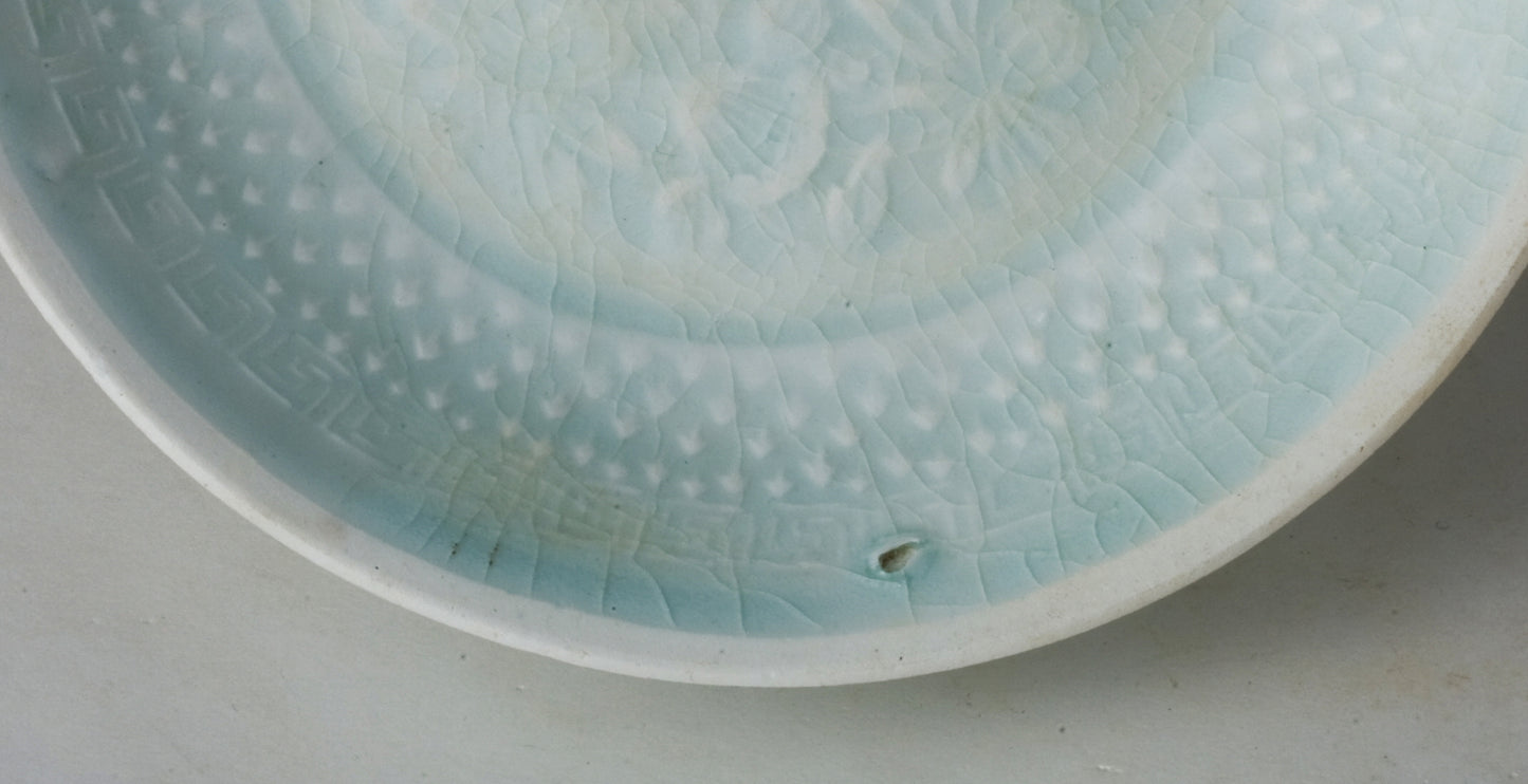 Molded Qingbai 'Flowers' Dish, Southern Song Dynasty