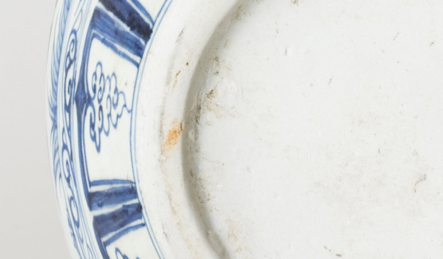 Rare Blue and White Jar with Cavalry Battle Scene, Qing Dynasty