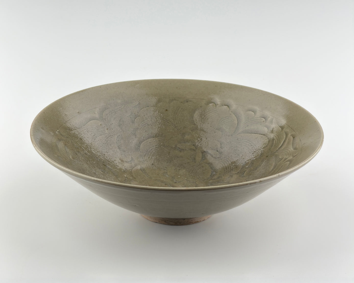 Carved 'Yaozhou' Celadon-Glazed Bowl, Song Dynasty