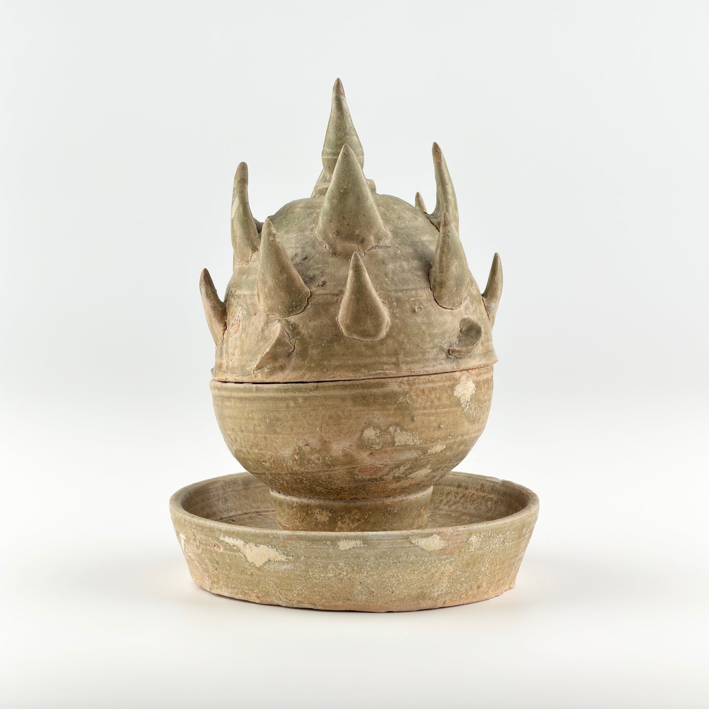 Rare Boshan Incense Burner Yue Celadon, Han-Jin dynasty