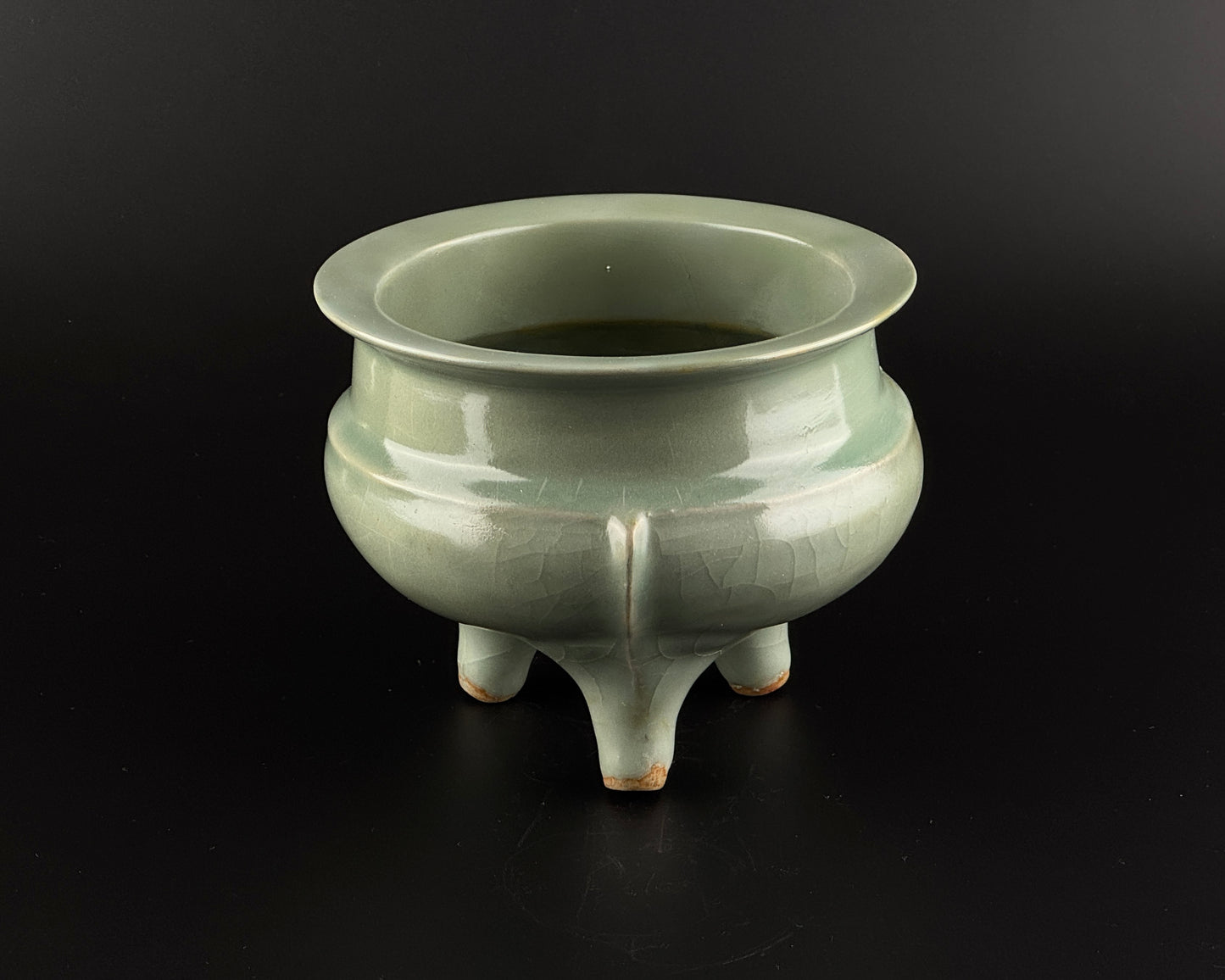 Longquan Celadon Tripod Incense Burner, Song Dynasty