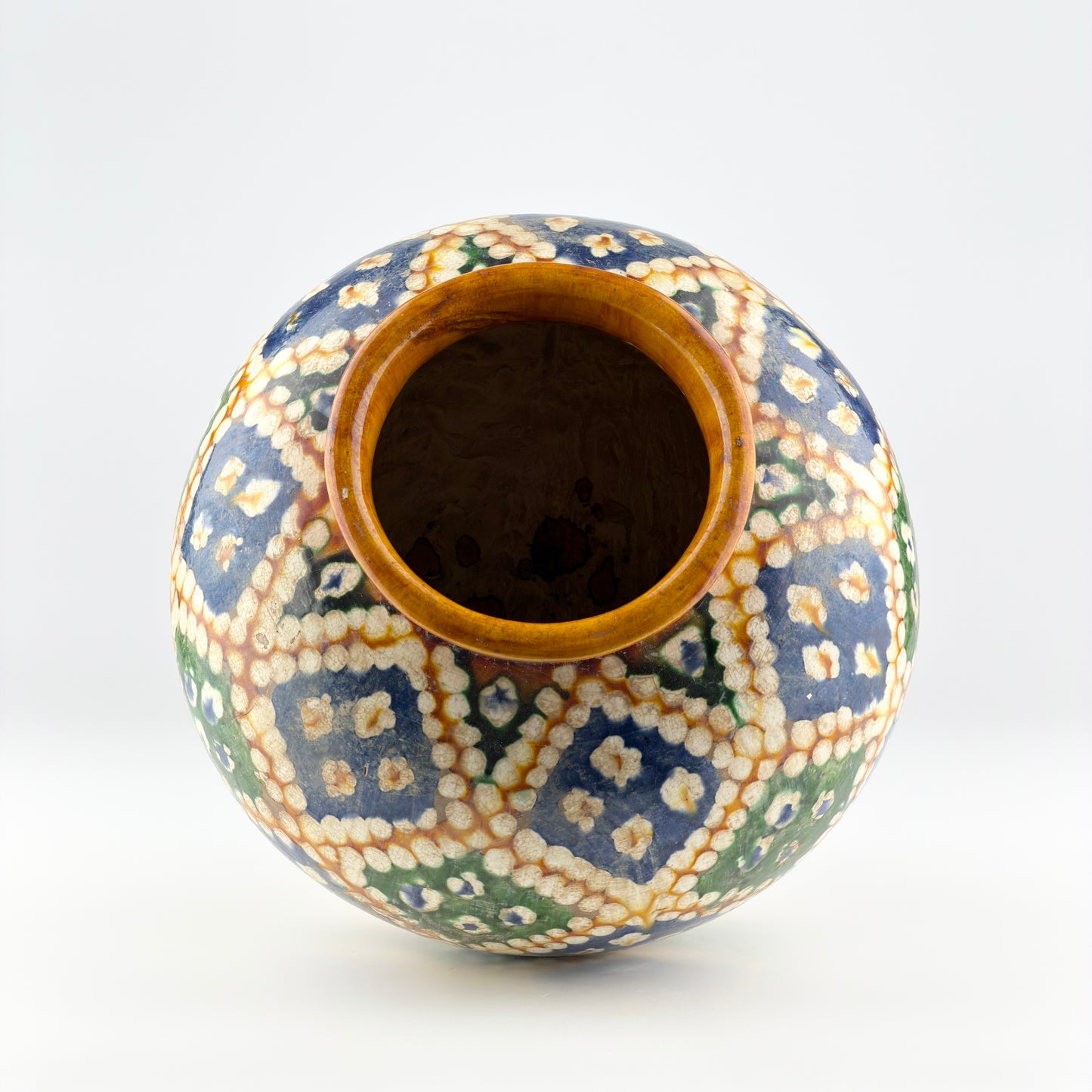 Rare Sancai-Glazed Pottery Jar, Tang Dynasty