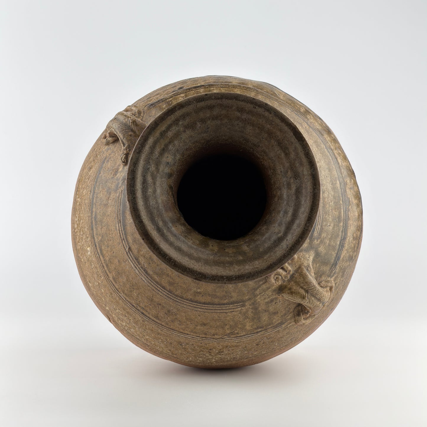 Yue Stoneware Jar(Hu Vessel), Han Dynasty