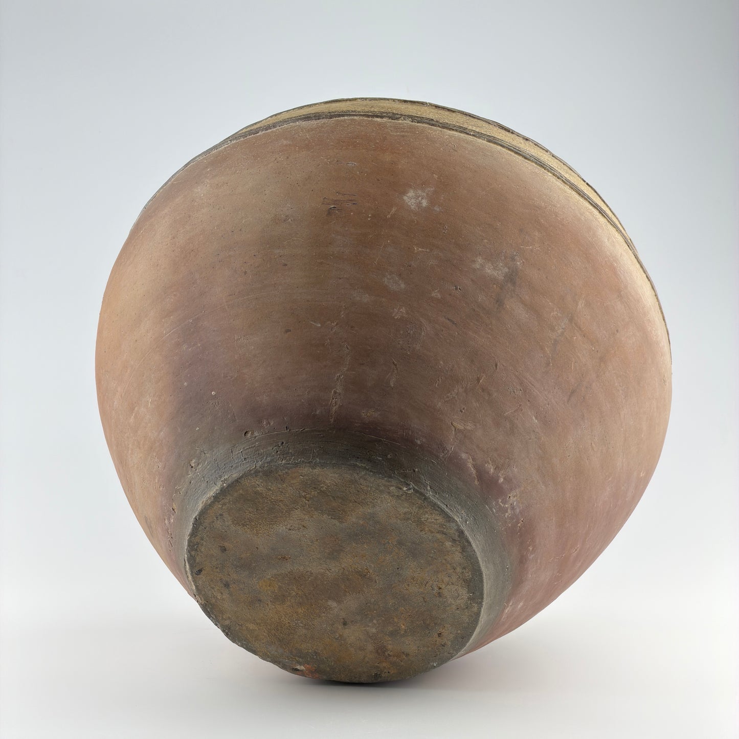 Large Yue Globular Stoneware Jar, Han Dynasty-Three Kingdoms