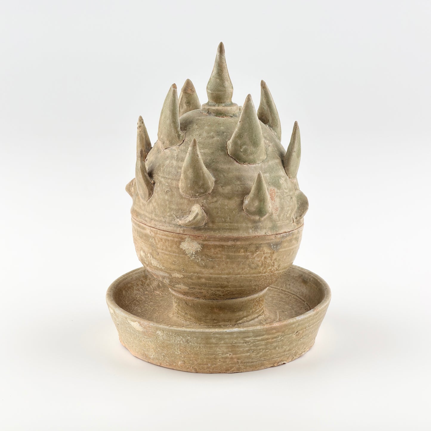 Rare Boshan Incense Burner Yue Celadon, Han-Jin dynasty