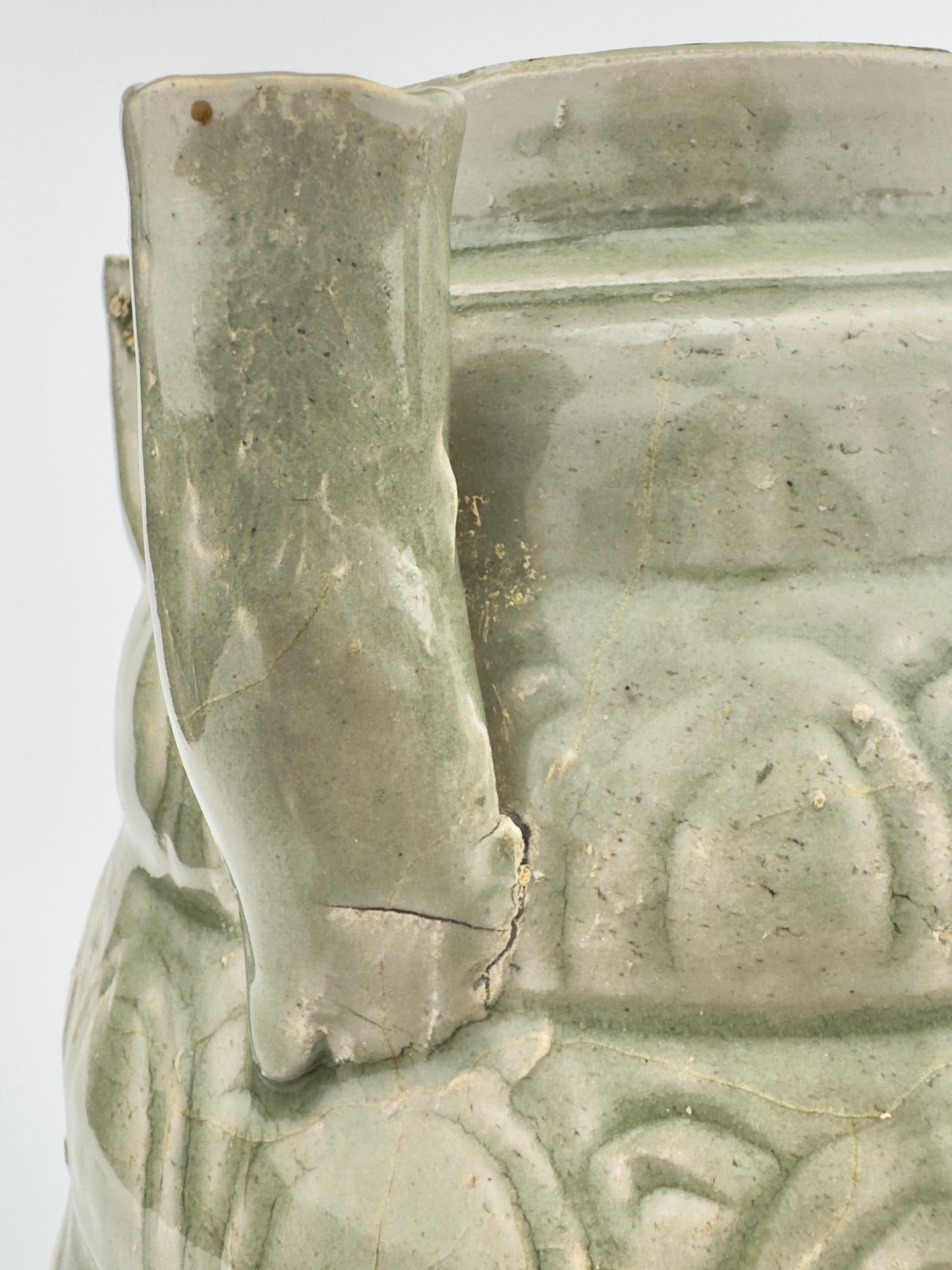 LONGQUAN CELADON FIVE-SPOUTED JAR, SONG DYNASTY (AD 960-1279)