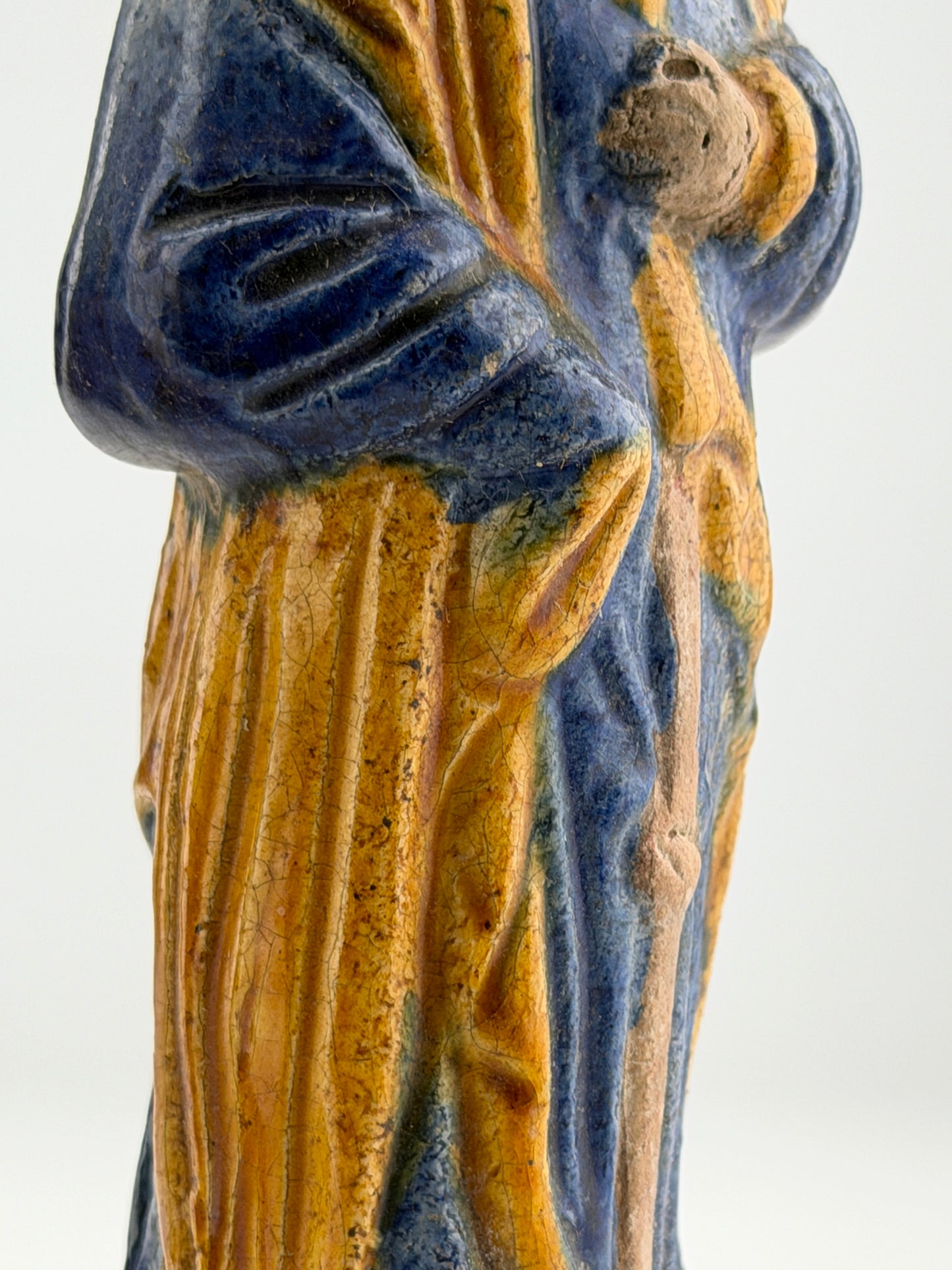 Two Glazed Court Attendants, Ming Period (1368-1644)