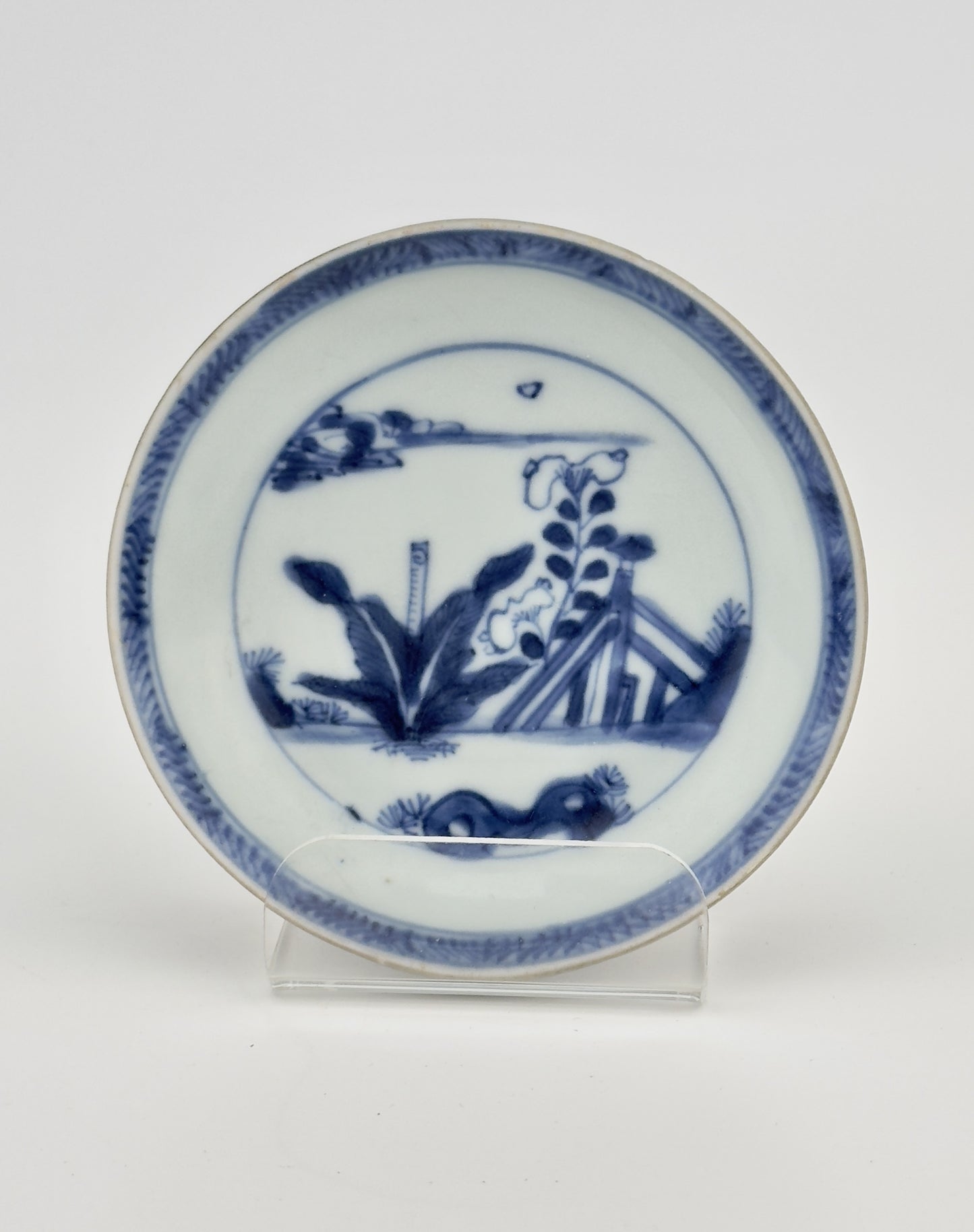 BLUE AND WHITE GARDEN PATTERN TEA SET C 1725, QING DYNASTY, YONGZHENG REIGN