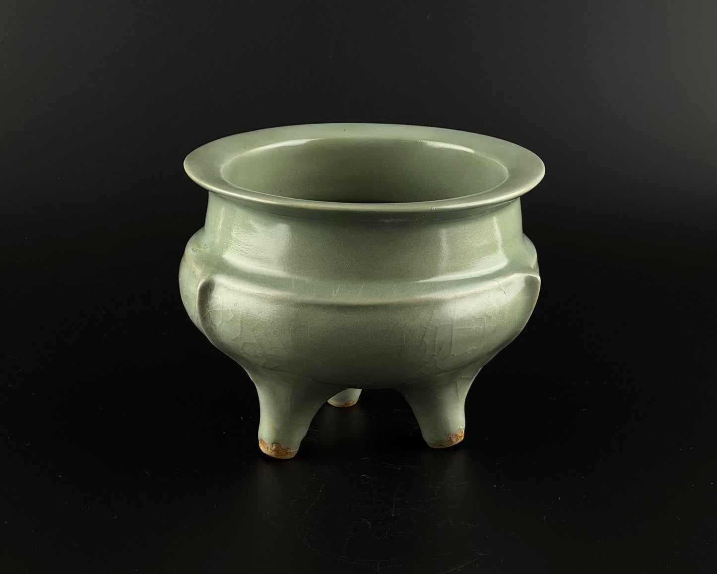 Longquan Celadon Tripod Incense Burner, Song Dynasty