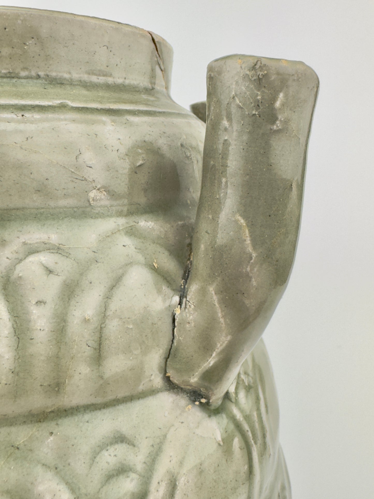 LONGQUAN CELADON FIVE-SPOUTED JAR, SONG DYNASTY (AD 960-1279)