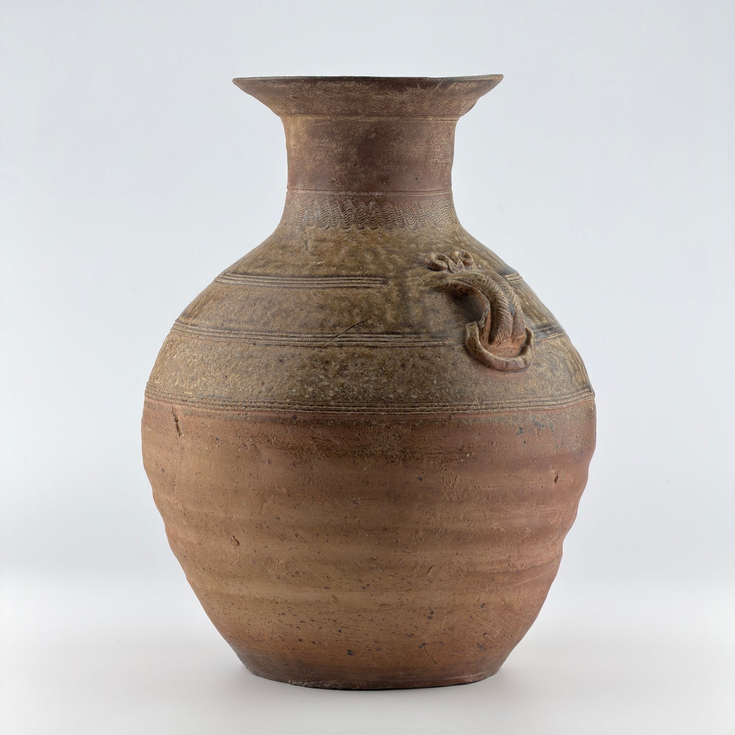 Yue Stoneware Jar(Hu Vessel), Han Dynasty