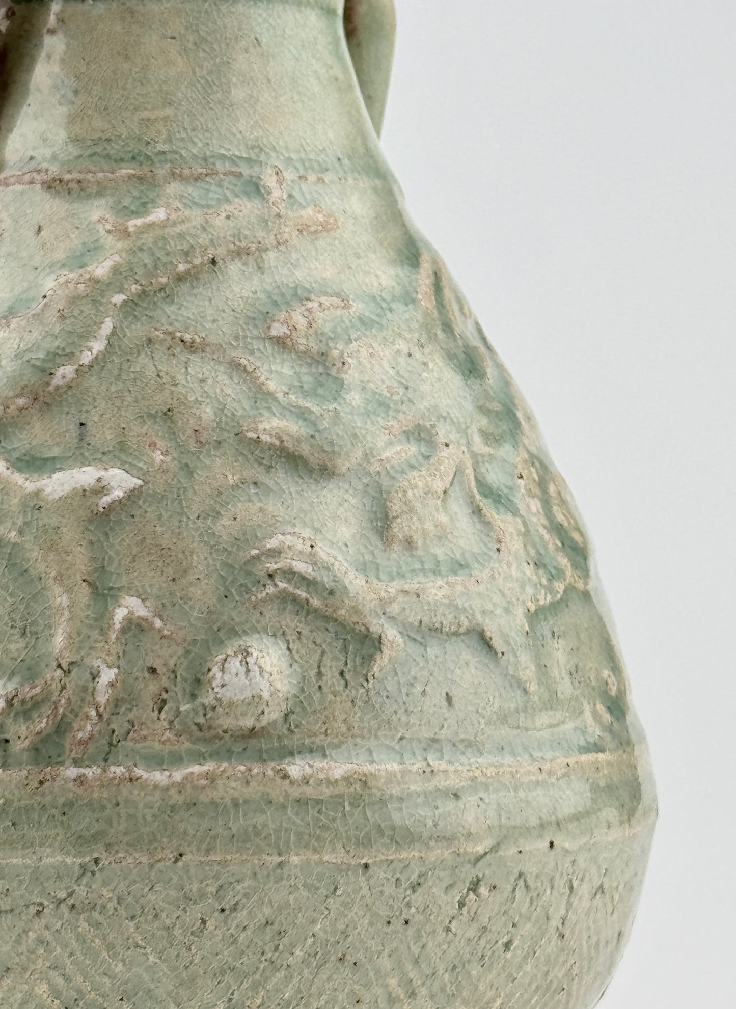 Qingbai Ware with two dragons, Yuan Dynasty, 14th century