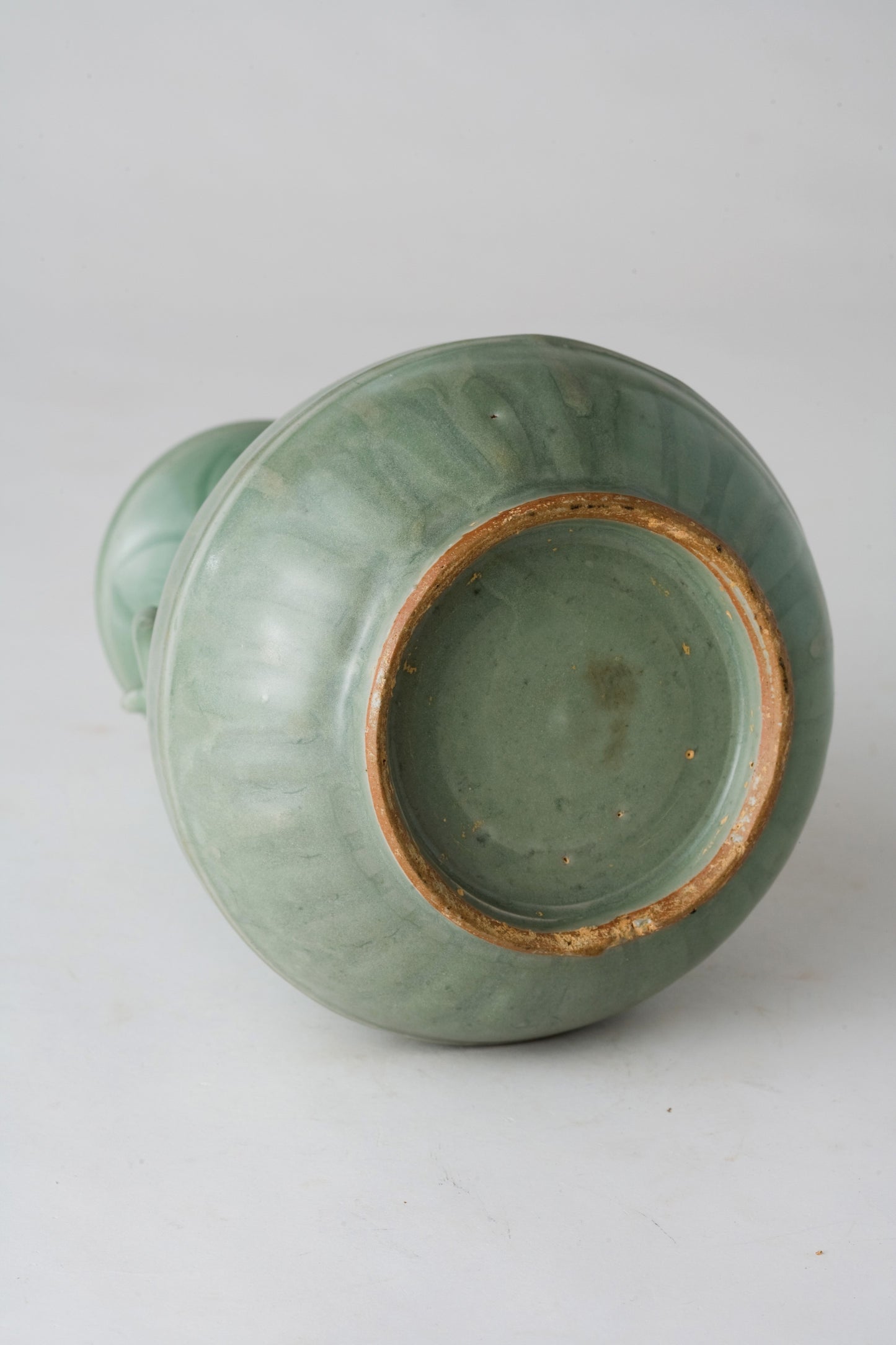 Carved Longquan Celadon Vase, Yuan-Ming Dynasty