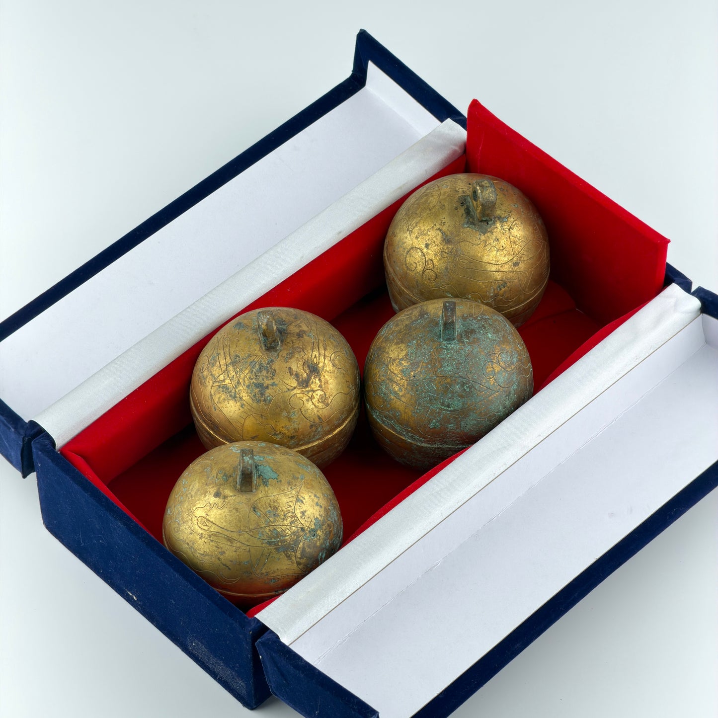 Set of Four Gilt-Bronze Bells