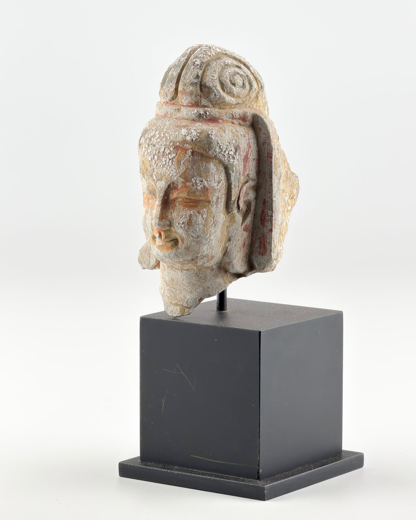 Stone Head of Bodhisattva, Northern Wei-Tang Dynasties