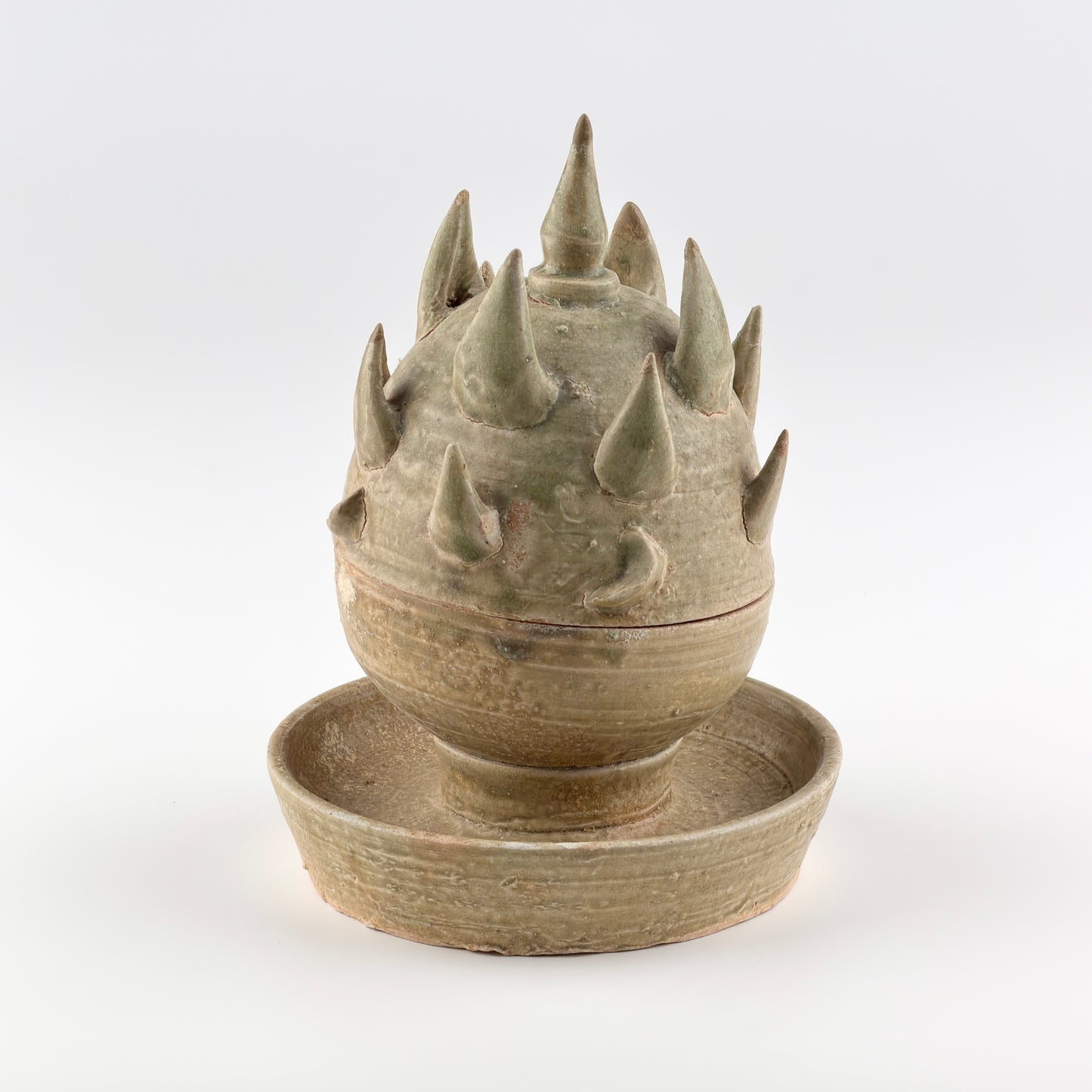 Rare Boshan Incense Burner Yue Celadon, Han-Jin dynasty