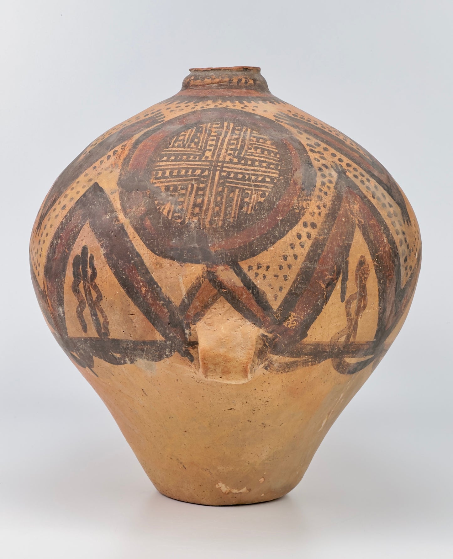 Jar with Painted Decoration of "Frog" Pattern, Neolithic Period