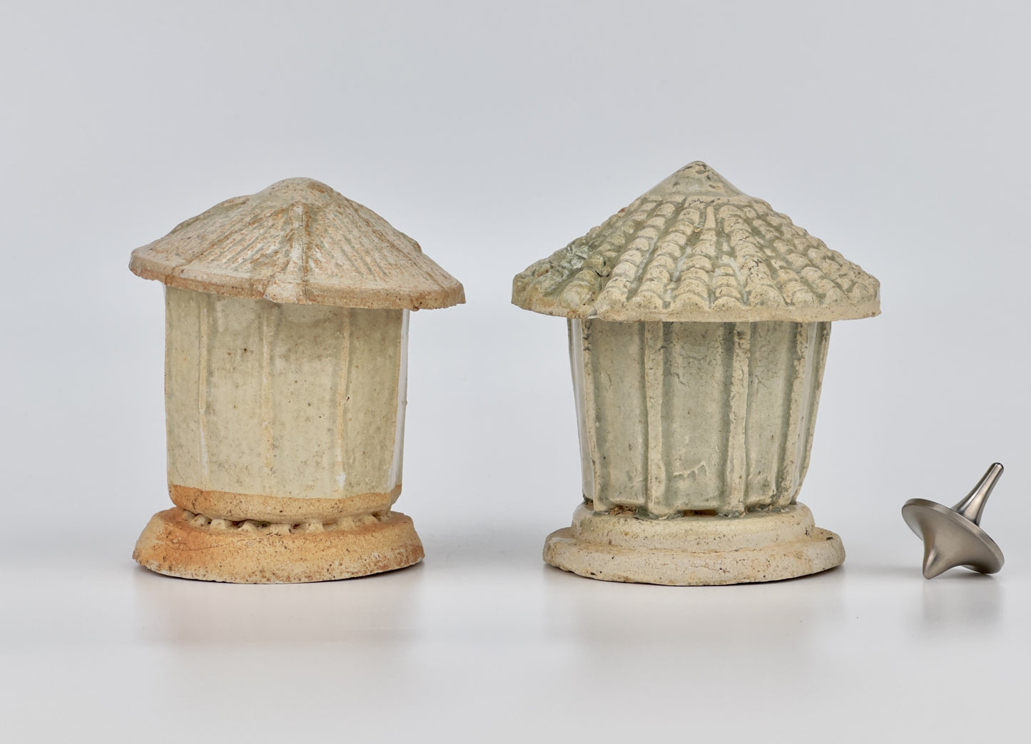 Chinese Qingbai Small Model of a Granary Set, Song Dynasty