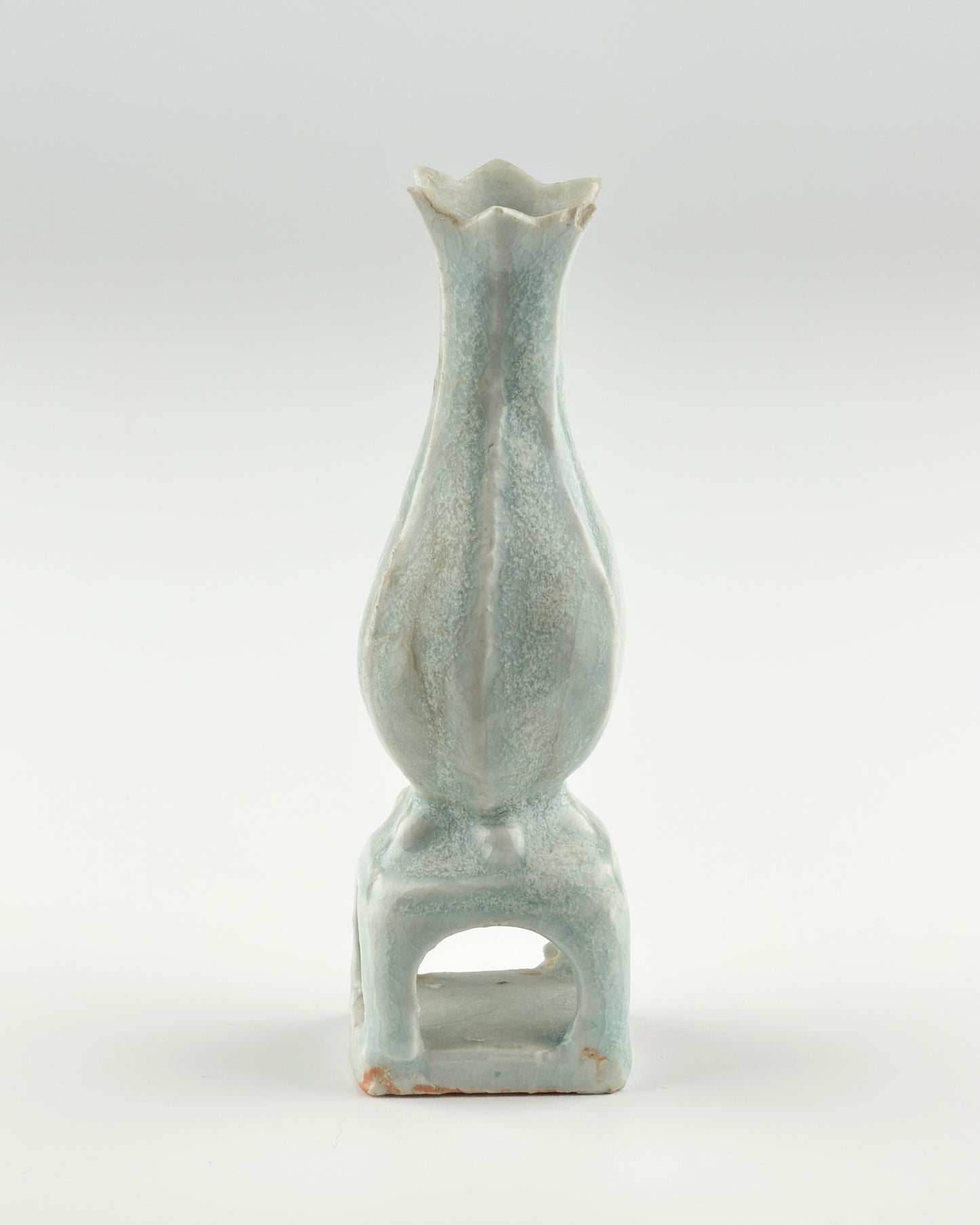 Small Qingbai Pear-Shaped Vase, Yuan Dynasty(13-14th century)