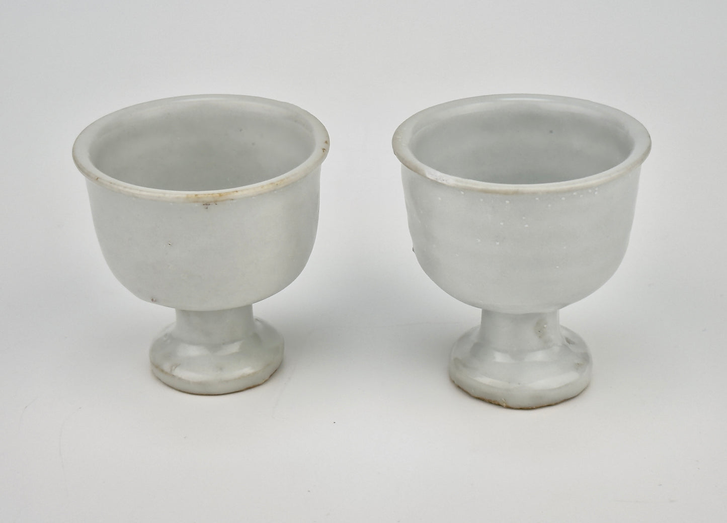 Pair of Small White porcelain Cup, Late Ming Era(16-17th Century)