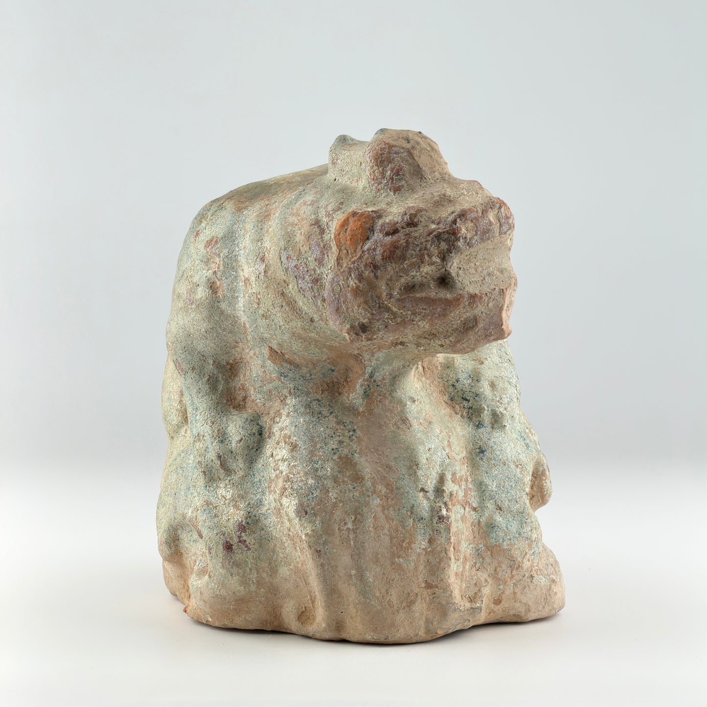 Green-glazed model of a Haitai, Han dynasty