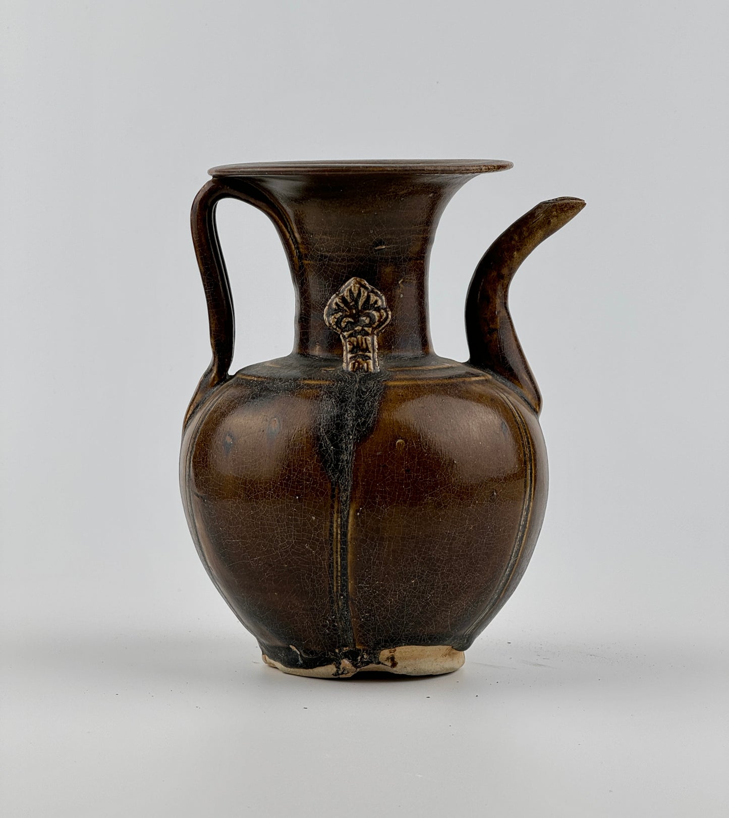 Brown Glazed Ceramic Ewer, Song Dynasty