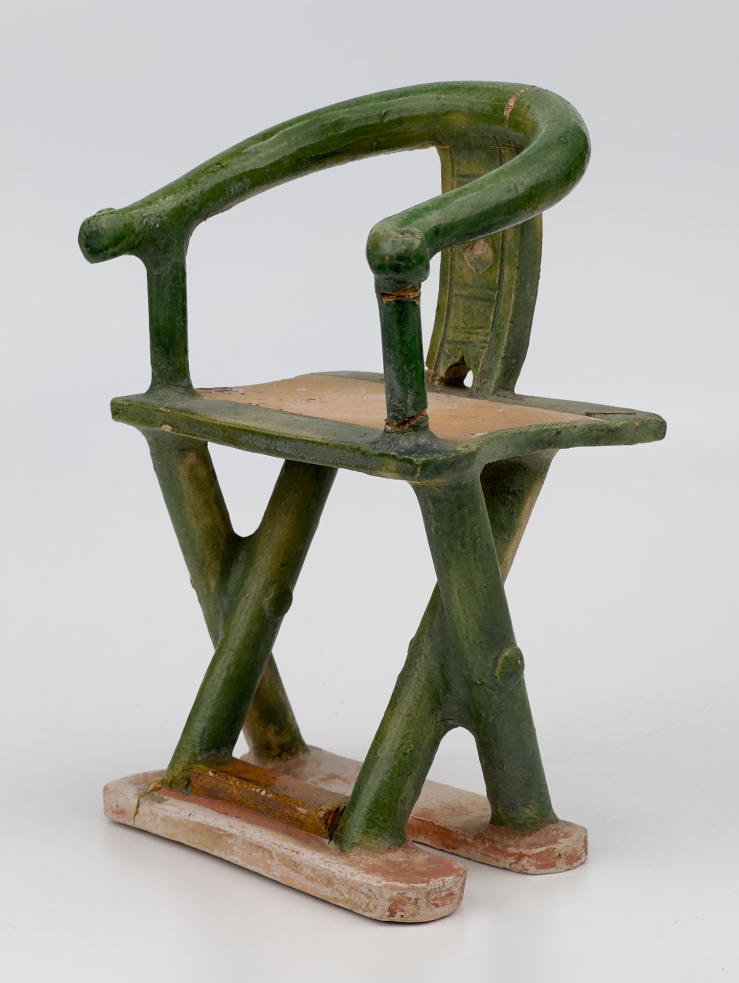 Pottery Model of a Folding Chair, 16th century, Ming dynasty