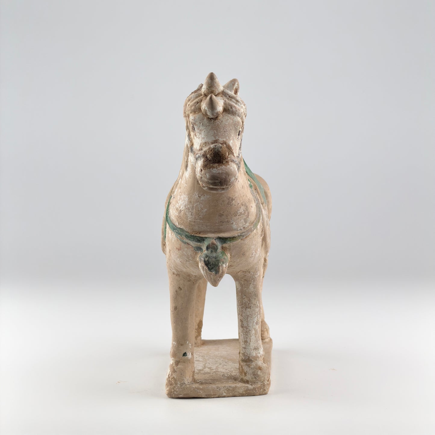 Ming Period Pottery Horse with Saddle