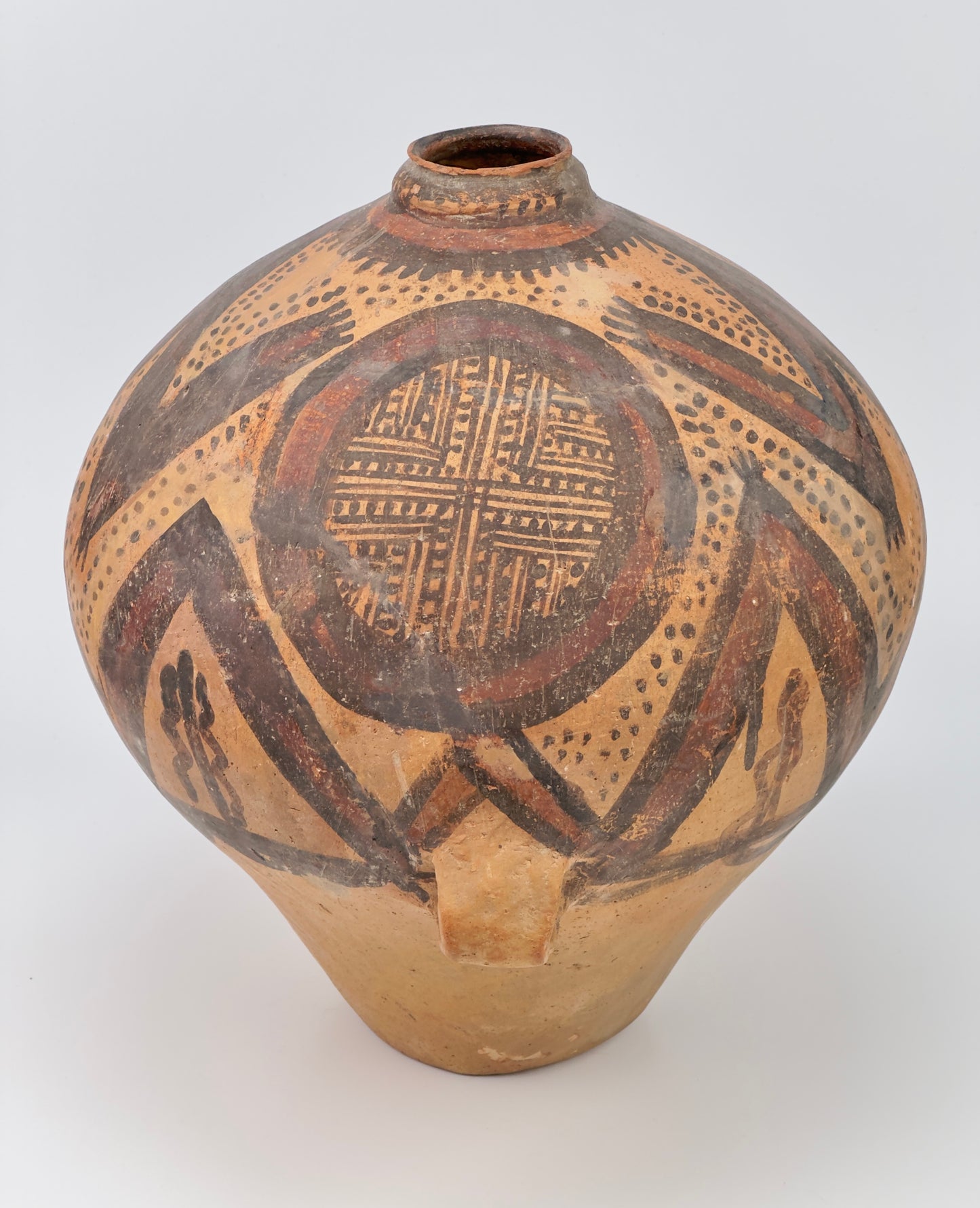 Jar with Painted Decoration of "Frog" Pattern, Neolithic Period