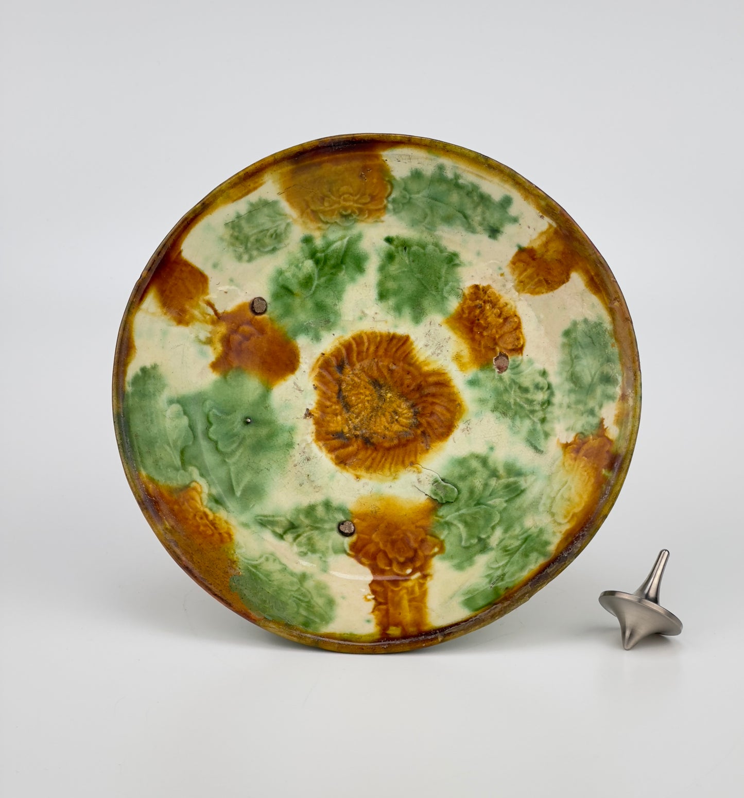 SANCAI-GLAZED ‘FLORAL’ DISH, LIAO DYNASTY(916-1125)